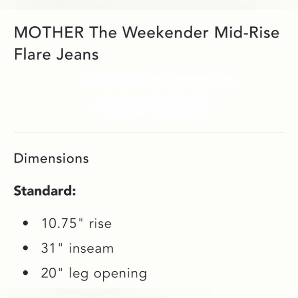 MOTHER The weekender mid rise flare jeans - Picture 7 of 8